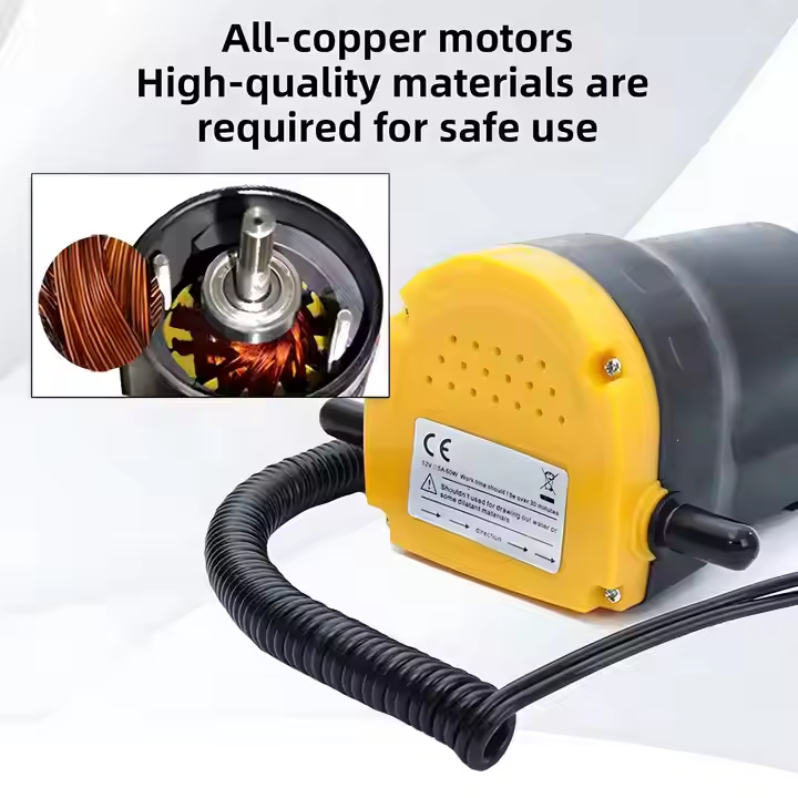 Portable 12V Self-Priming Motor Oil Pump for Car Motorcycle and Boat Engine Oil Suction Pump