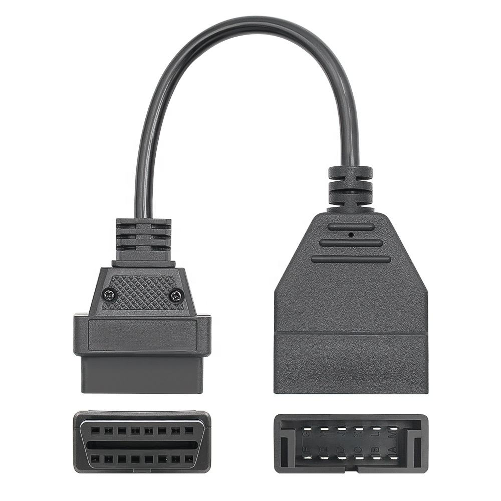 Low Price of 12PIN to 16PIN OBD2 Connector Cable Compatible for GM Cars