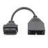 Low Price of 12PIN to 16PIN OBD2 Connector Cable Compatible for GM Cars