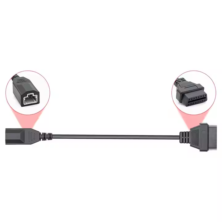 ﻿  Best Quality Obd1 to Obd 2 Car Connective Cable 3 Pin Compatible for Honda Old Car with Male Connector