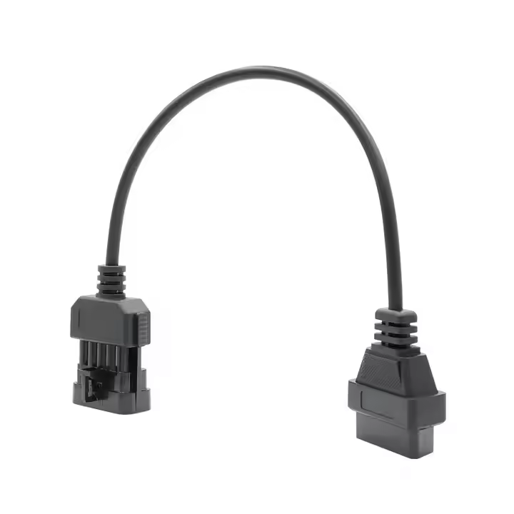 10Pin OBDII Extension Cable for Opel Connector Cable for Opel OPCOM Diagnostic Adapter for Opel 10 Pin to OBDII 16 Pin