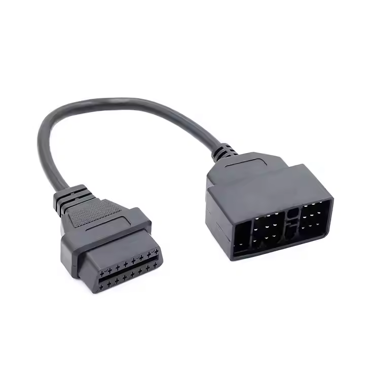 Sales Well Obd2 Pass Through Cable Obd 2 Cable 22 Pin Connector for TOYOTA Old Car OBD1 to OBD2 16PIN Cable