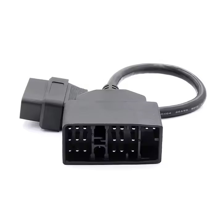 Sales Well Obd2 Pass Through Cable Obd 2 Cable 22 Pin Connector for TOYOTA Old Car OBD1 to OBD2 16PIN Cable