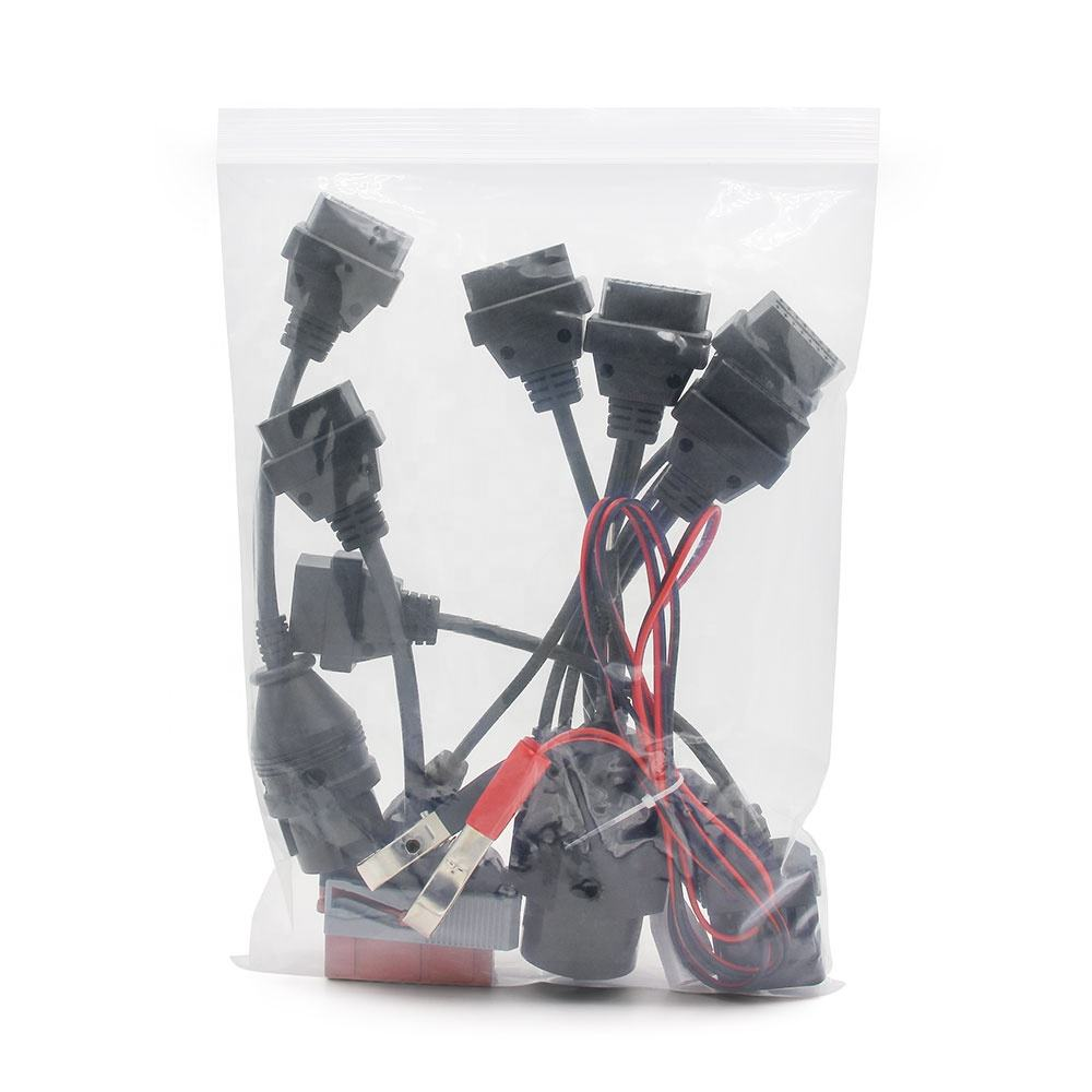 Hot Sell 8pcs Full Set Cables for Cars OBD2 Cables Full Set Works With Auto TCS Diagnostic Tool Scanner