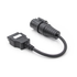 Compatible for IVECO 30PIN to 16PIN FEMALE Diagnostic CABLE for COMMERCIAL VEHICLE