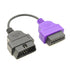 6 Color OBD OBD2 Connector for FiatECUScan Adapter MultiECUScan Scanner Diagnostic Cable