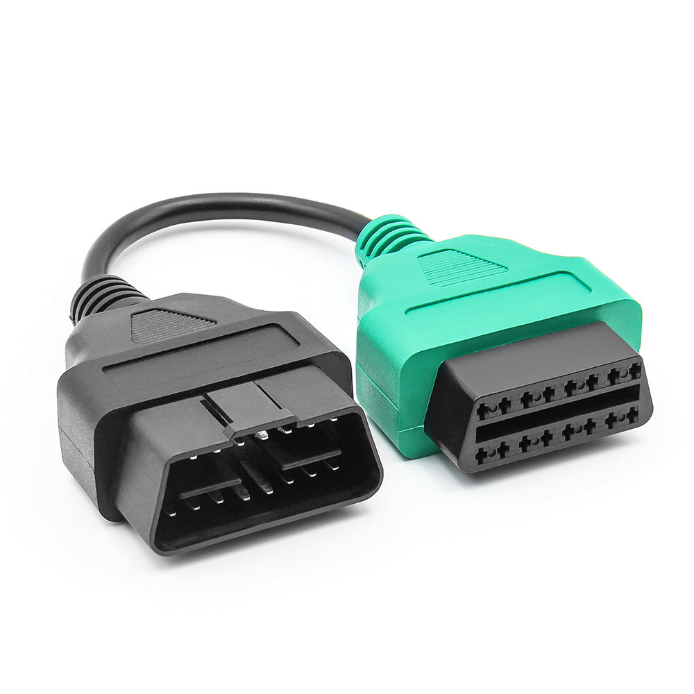 6 Color OBD OBD2 Connector for FiatECUScan Adapter MultiECUScan Scanner Diagnostic Cable