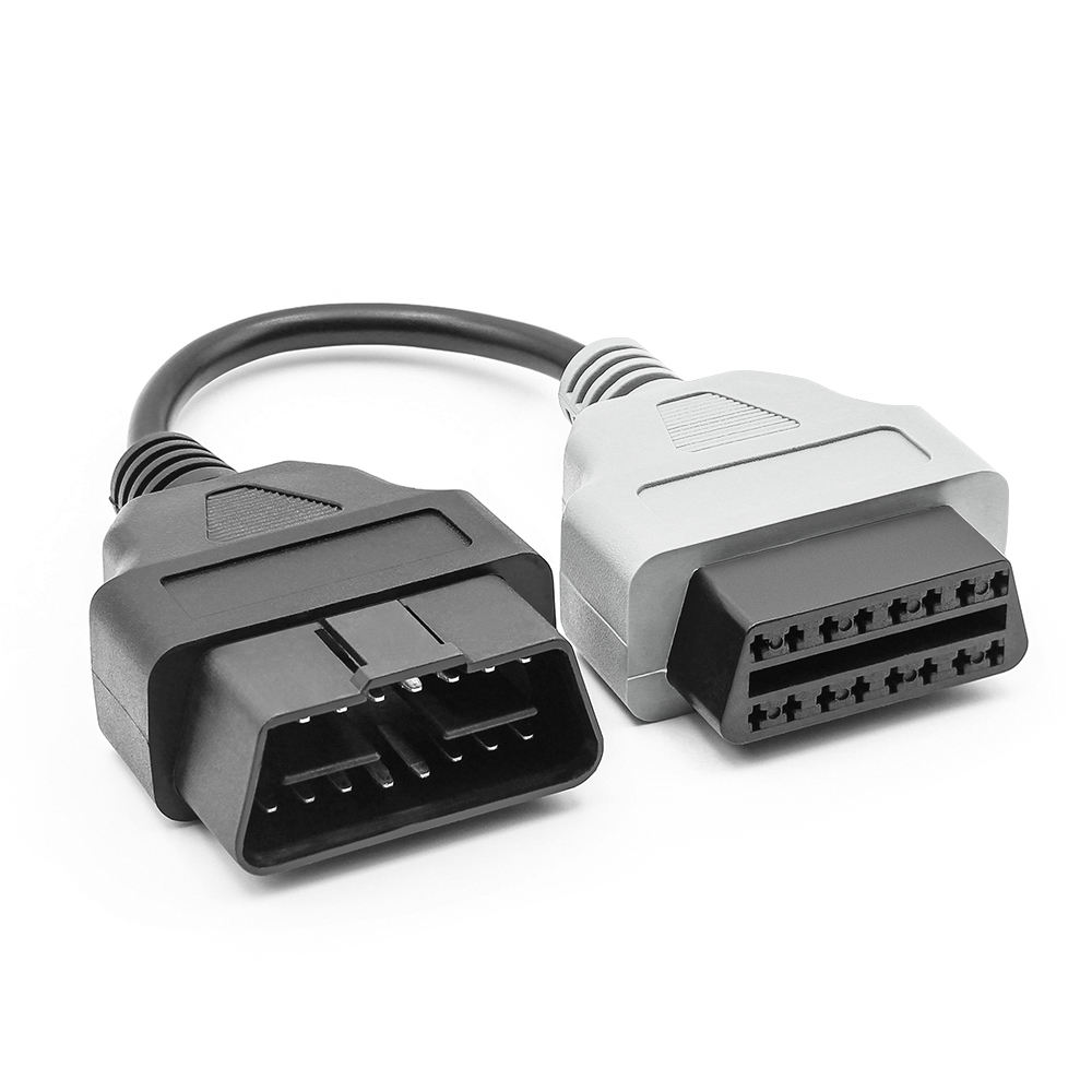 6 Color OBD OBD2 Connector for FiatECUScan Adapter MultiECUScan Scanner Diagnostic Cable
