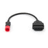 OBD2 Cable for Motorcycle 6PIN to 16PIN OBD2 Adapter Compatible for Honda Motorcycle