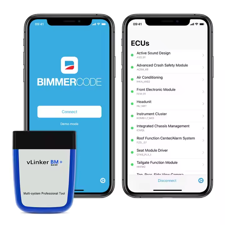 Vgate VLinker BM Blue-tooth OBD2 Car Scanner Auto Diagnostic Tools Supports OBDII Protocols for Android and IOS