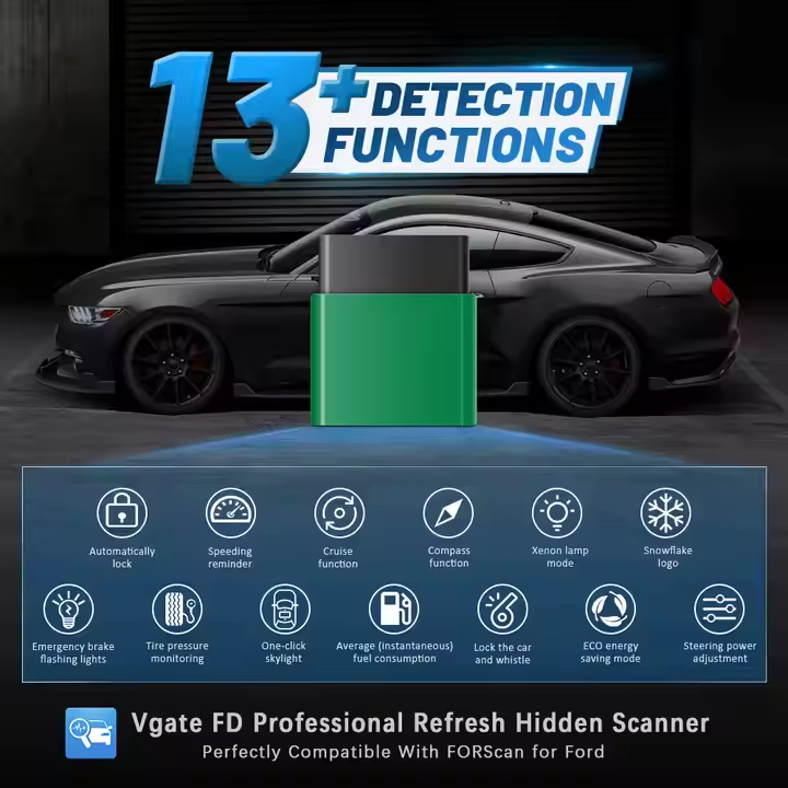 Vgate VLinker FD Wireless 3.0 Professional OBD2 Diagnostic Tools Auto Scanner for Android for Windows