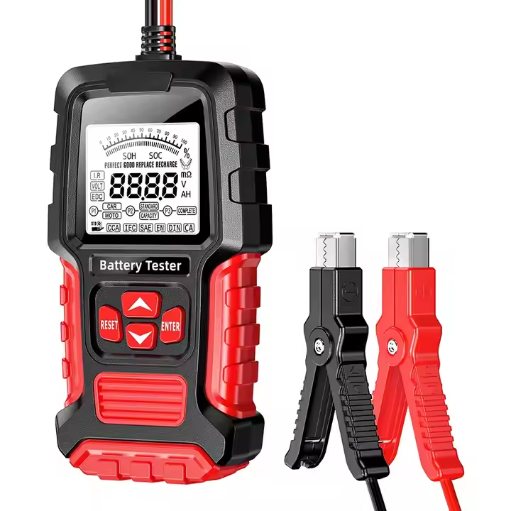 FOXSUR FBT-300 Smart 12V 24V Car Battery Tester Automobile Motorcycle Battery Voltage Tester