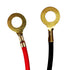 Battery Charging Cable 22AWG O Ring Terminal Quick Disconnect Power Connector Cable for Car and Motorcycle Charger Power