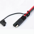 O-type Terminal to SAE Cable Car/Motorcycle Battery Charging Terminal Extension Cable with 10A Fuse 60cm 18AWG