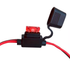 O-type Terminal to SAE Cable Car/Motorcycle Battery Charging Terminal Extension Cable with 10A Fuse 60cm 18AWG