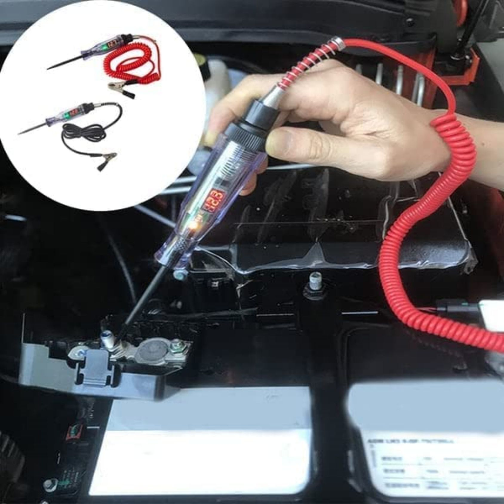 6-24V Digital Display Automotive Circuit Tester Car Diagnostic Power Probe Test Pen Automobile Circuit Testing Pen