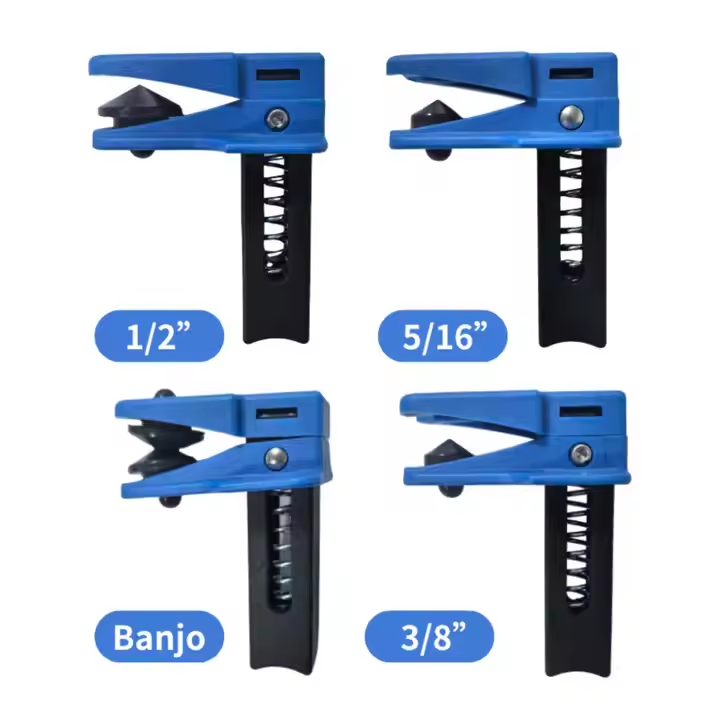 4pcs Car Brake Oil Pipe Plug Automotive Brake Nozzle Clamp Oil Tool Brake Tubing to Prevent Oil Spills Car Repair Tool