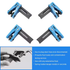 4pcs Car Brake Oil Pipe Plug Automotive Brake Nozzle Clamp Oil Tool Brake Tubing to Prevent Oil Spills Car Repair Tool