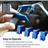 4pcs Car Brake Oil Pipe Plug Automotive Brake Nozzle Clamp Oil Tool Brake Tubing to Prevent Oil Spills Car Repair Tool