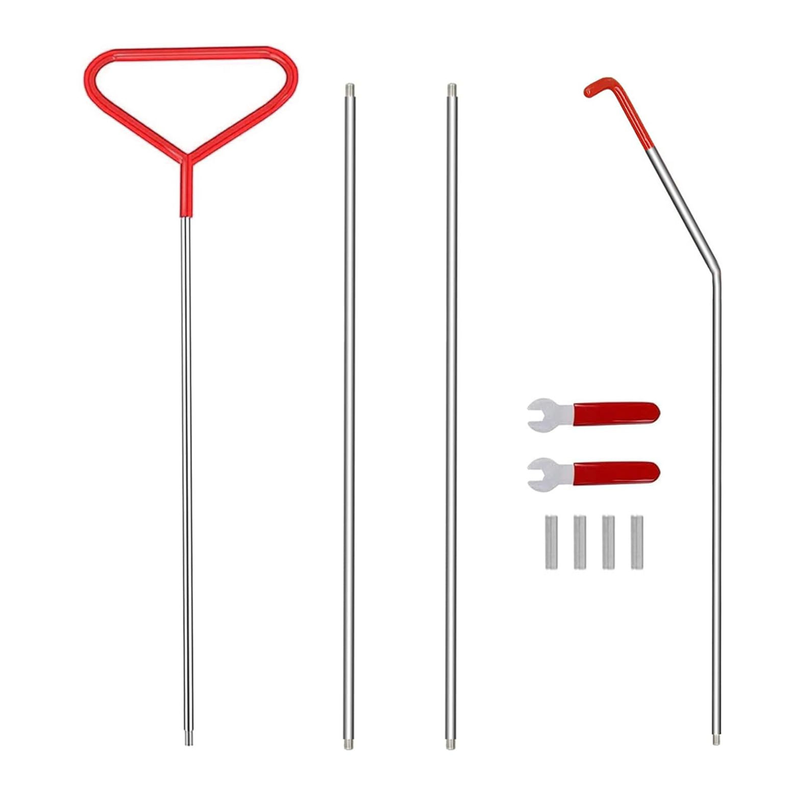 10pcs/set Car Door Repair Hand Tools 170cm Long Reach Grabber Tool Set