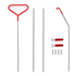 10pcs/set Car Door Repair Hand Tools 170cm Long Reach Grabber Tool Set