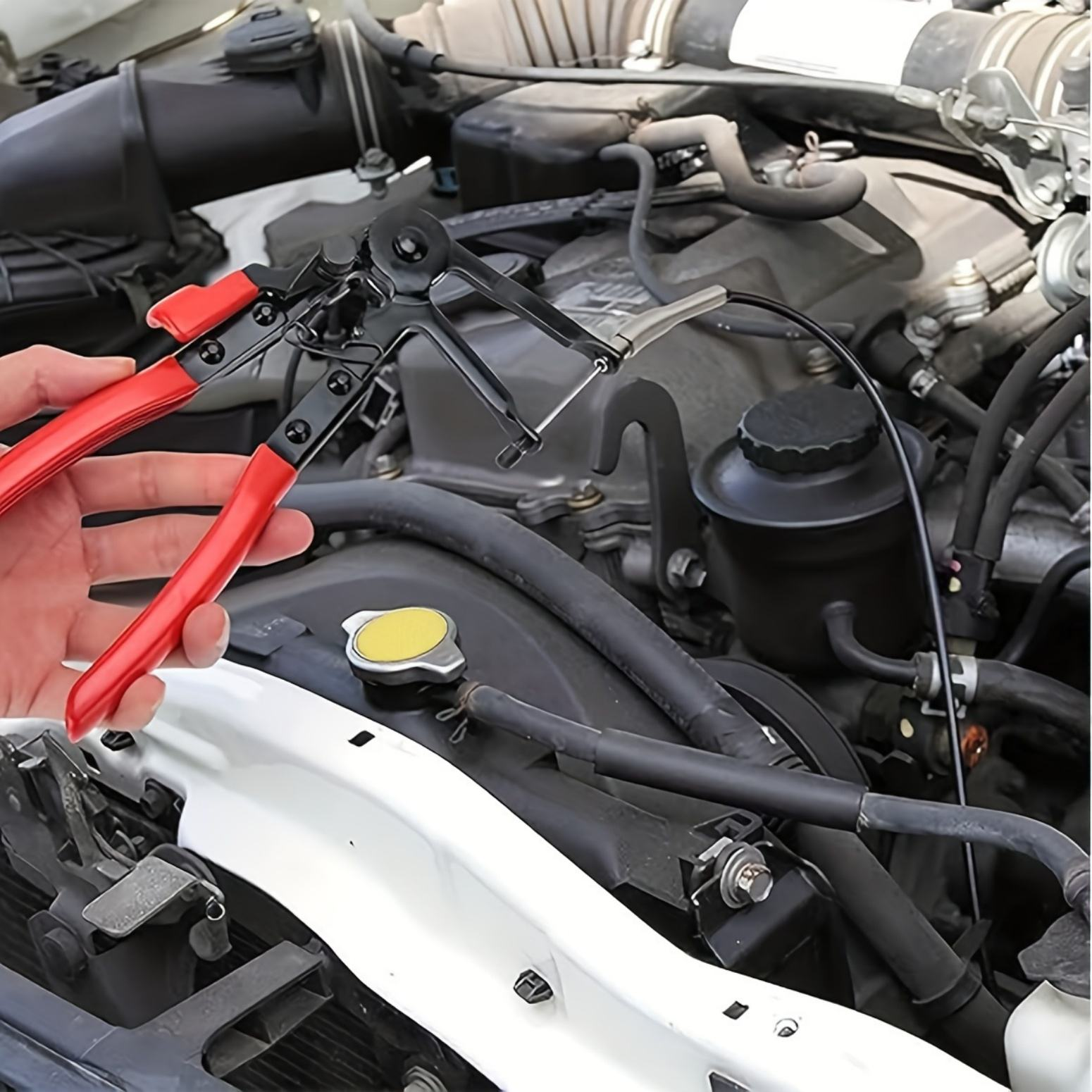 Auto Vehicle Tools Cable Car Cable Harness Pliers Tube Flexible Wire Long Reach Hose Clamp Pliers Car Repair Tool