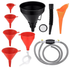 Car Oil Funnel Set Flexible Filling Funnel Motorcycle Fuel Funnel Oil Extractor Set