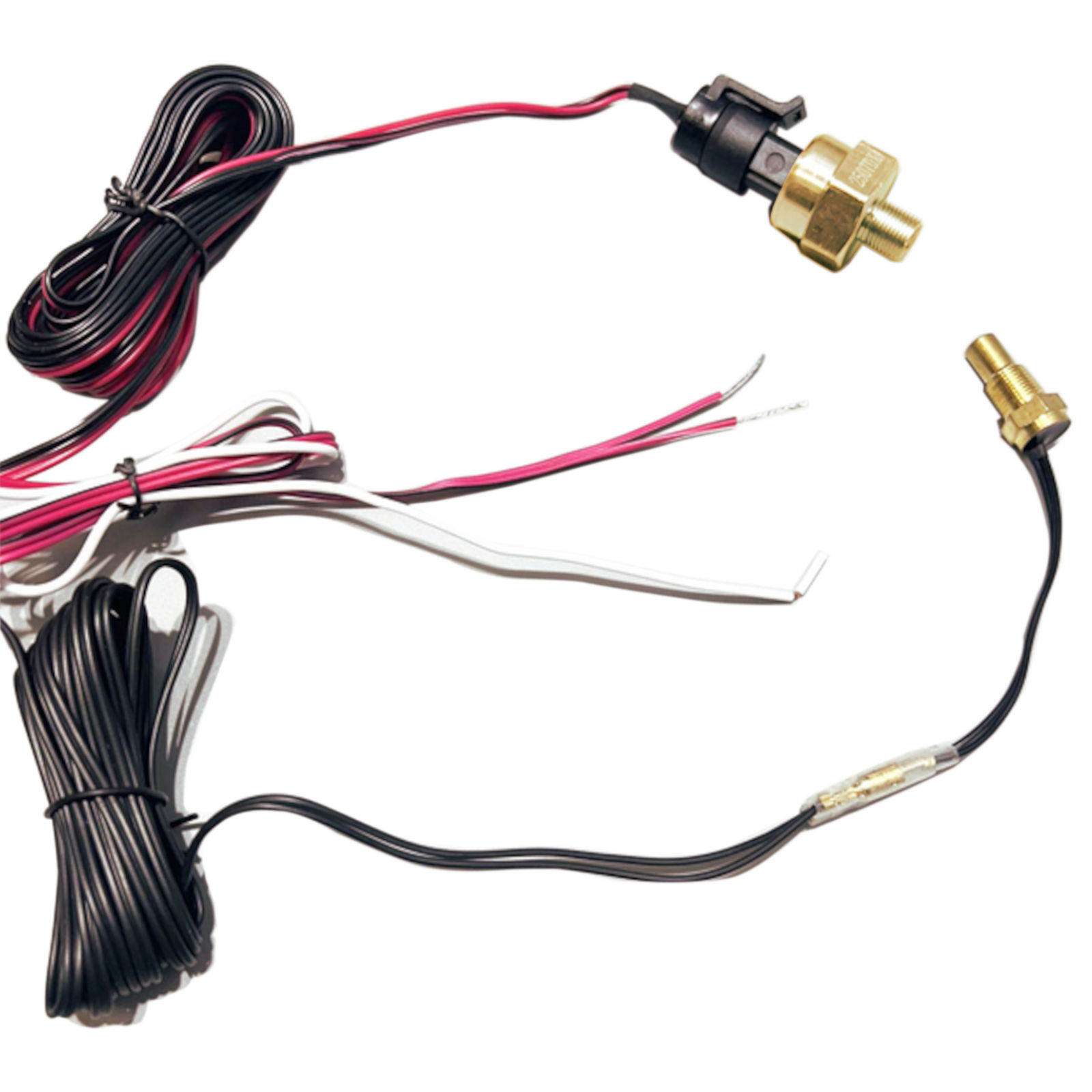 12V/24V 4in1 LCD Car Water Temperature Voltage Oil Pressure Fuel Leve Gauge Sensor NPT M10 10mm Meter Voltmeter Temp Gauge