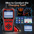 KONNWEI KW341 6V 12V 24V Car Battery Tester with 10-2000CCA for Lead Acid AGM GEL Battery Support SOH Battery Health Testing