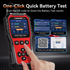 KONNWEI KW341 6V 12V 24V Car Battery Tester with 10-2000CCA for Lead Acid AGM GEL Battery Support SOH Battery Health Testing
